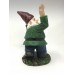 AD-8447 10" Garden Gnome - Garden Watering Fun - II